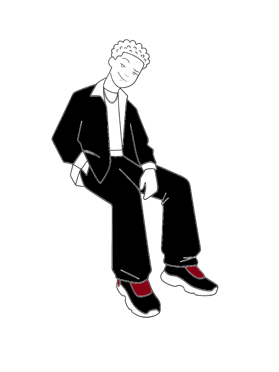 Sitting avatar